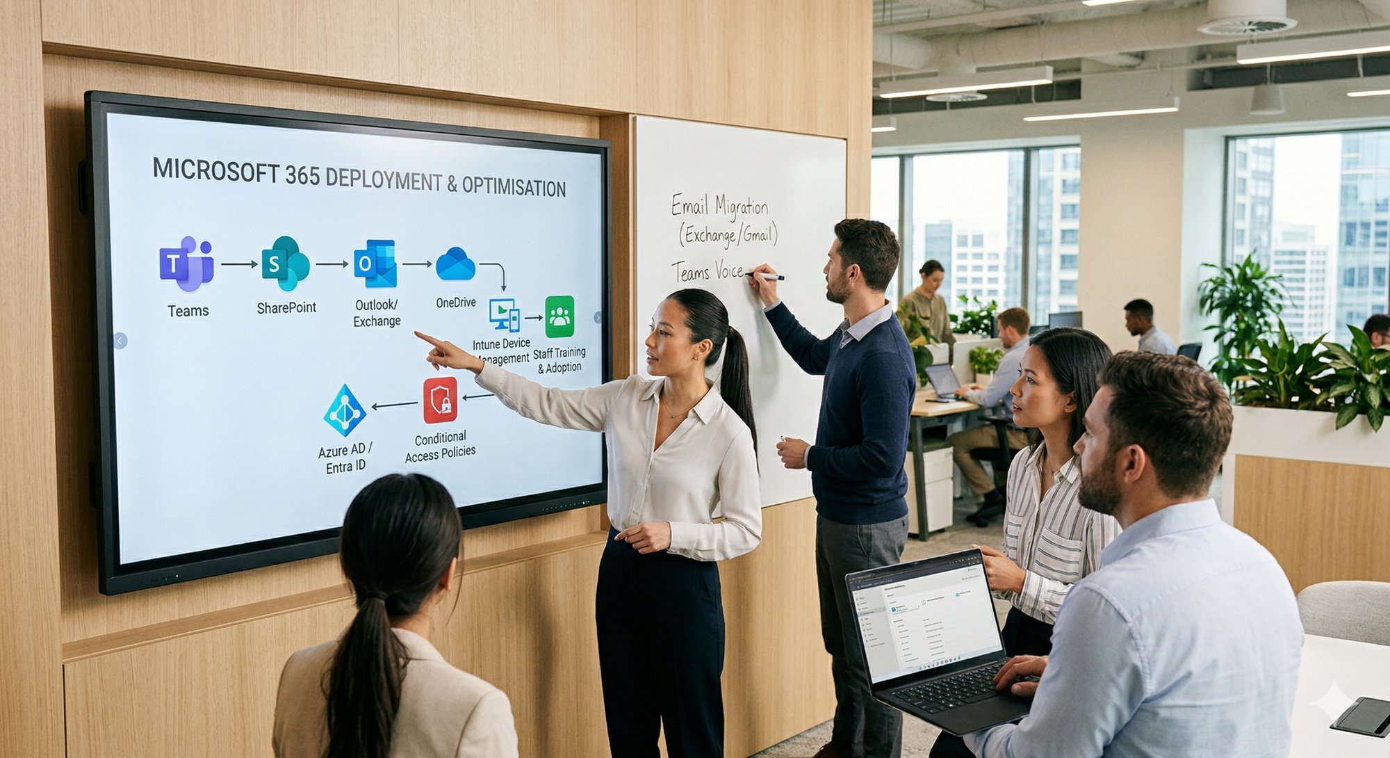 Microsoft 365 setup and implementation for Melbourne businesses